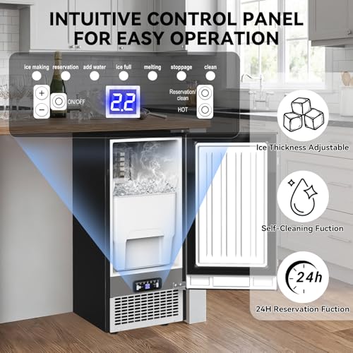 Under Counter Ice Maker (Stainless Steel)
