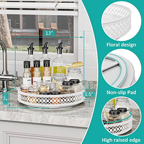 13 inch Lazy Susan Turntable (13 Inch White)