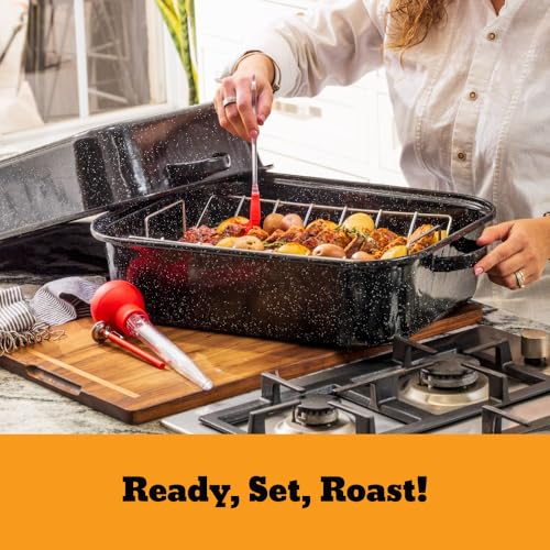 25 lb Rectangular Roaster Set