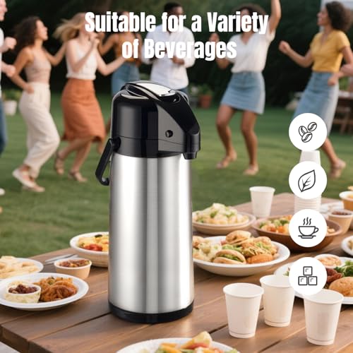 Coffee Carafe With Pump (Stainless Steel)
