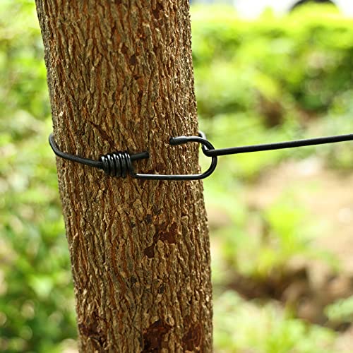 Retractable Portable Travel Clothesline Camping Clothing Line with 12 Clips (12 Foot)