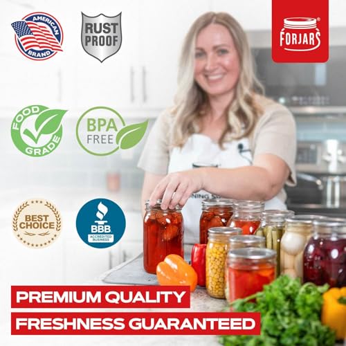 Wide Mouth Canning Lids (100-Pack)