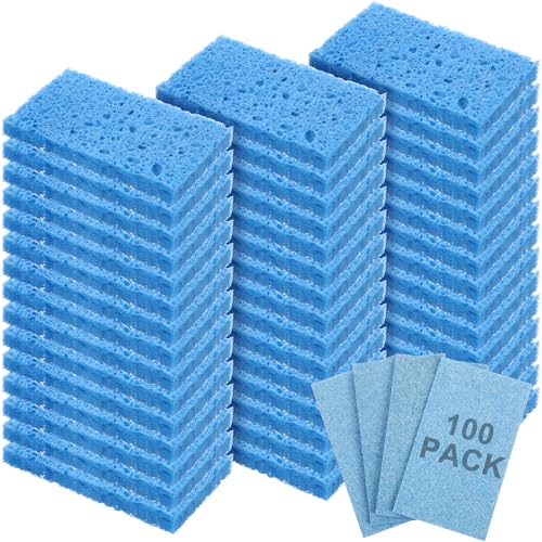 100 Pcs Sponges Bulk Sponges Kitchen Compressed Sponge (100 Count)