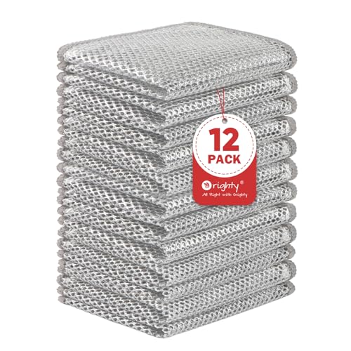 Dish Cloths for Washing Dishes (Silver)