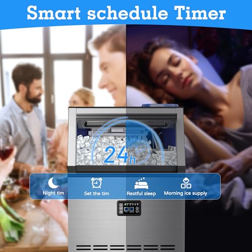 Undercounter Commercial Ice Maker 200LB (200Lbs/24H / Dual water inlet)
