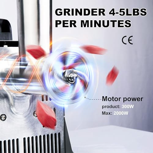 Electric Meat Grinder Machine (#8 0.4HP)