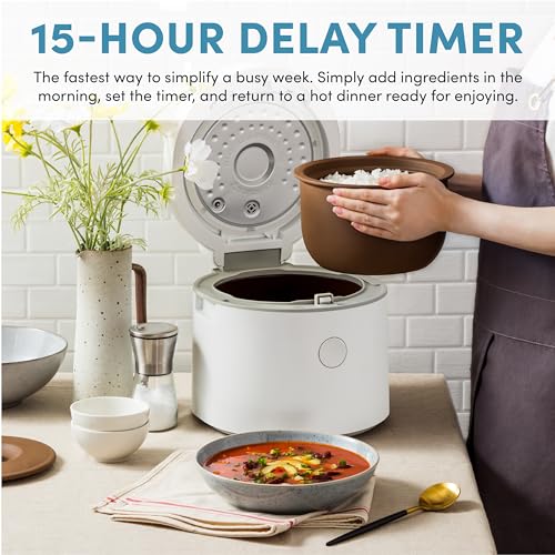 Professional Rice Cooker with Purple Clay Cooking Pot