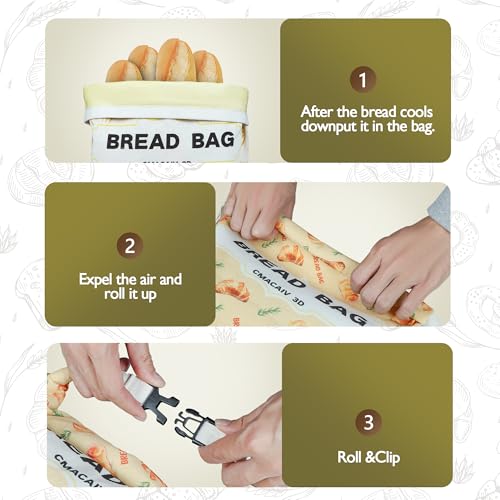 2 Pack Beeswax Bread Bag (Rosemary &Wheat)