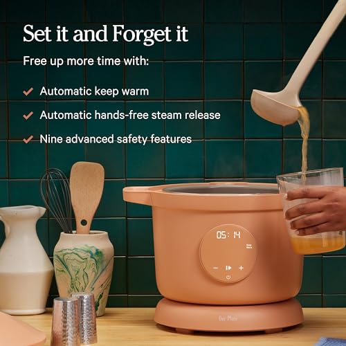 Dream Cooker 6 Qt Ceramic Nonstick Pressure Cooker & Multicooker (Blue Salt)