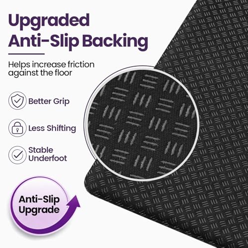 Kitchen Floor Mats Cushioned Anti Fatigue (2-turquoise / 59"l X 23"w X 0.4"th)