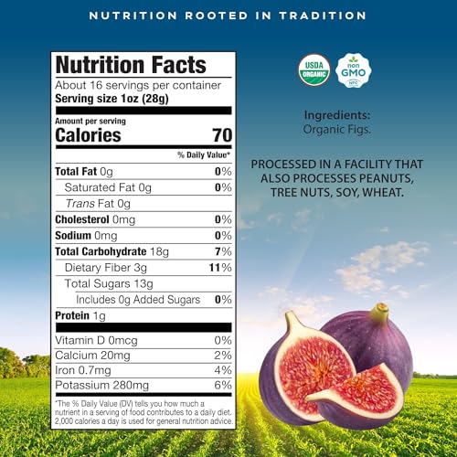 CROP BY POP Organic Sun (Organic Dried Figs / 16 oz)