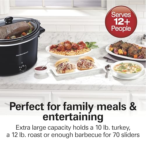 Stay or Go Extra Large 10 Quart Portable Slow Cooker (10 Quarts / Black)