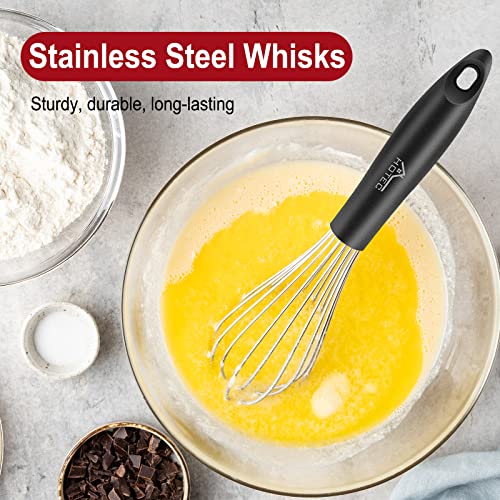 Stainless Steel Whisk Set of 4 (4pcs: Silver 6.7"+9.3"+10.4"+12")