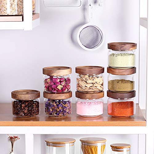 8 Pcs Spice Containers (clear)
