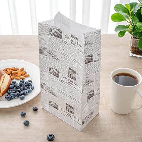 Bag Tek 6 Lb Disposable Lunch Bags (6 lb / Newsprint)