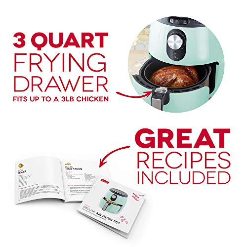 Deluxe Air Fryer (Aqua / 3qt / Air Fryer)