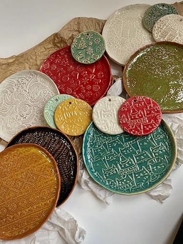 WINTER Embossing Rolling Pin for Christmas Cookies