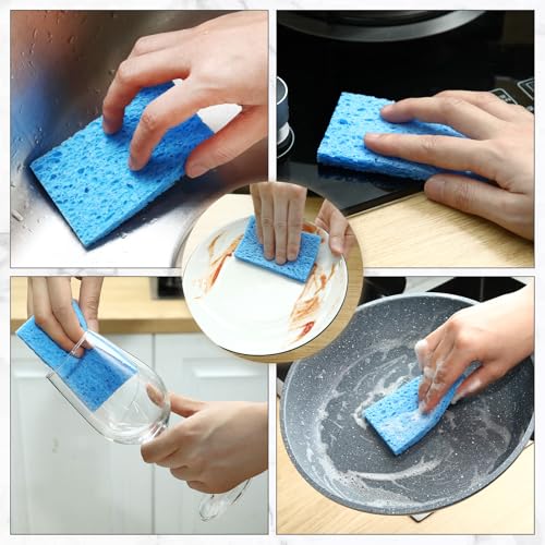 100 Pcs Sponges Bulk Sponges Kitchen Compressed Sponge (100 Count)