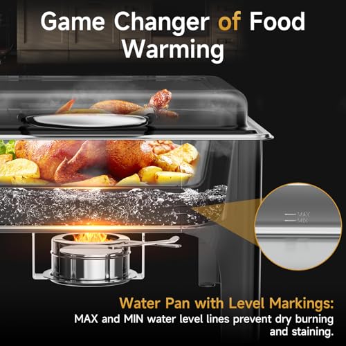 Chafing Dishes for Buffet (Black)