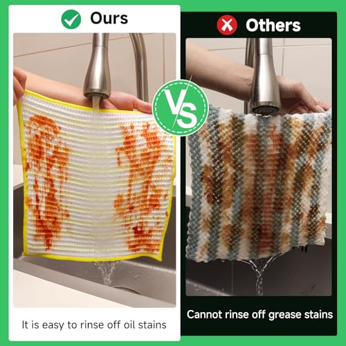15Pcs Micro Wood Fiber Cleaning Cloths (Multicolor / 11.5x11.5inch-15Pack)