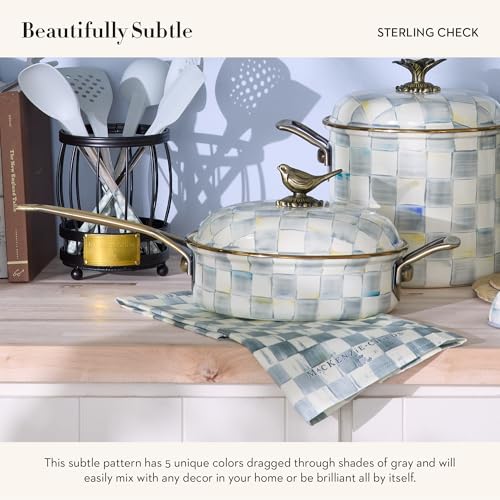 Cotton Dish Towel (Sterling Check / 1-Pack)