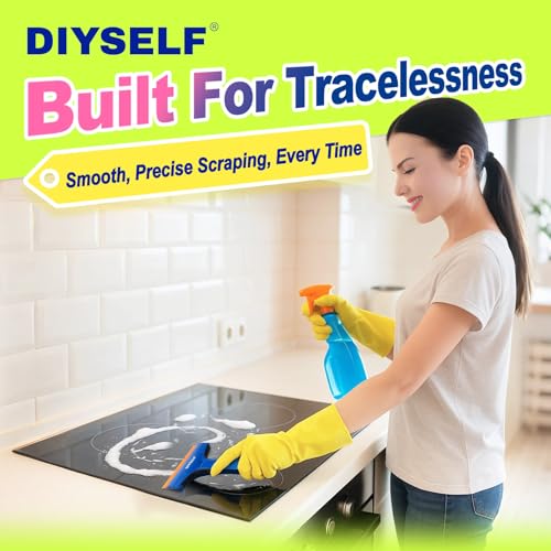 Plastic Scraper Tool with 5 Pcs 4 (5PCS Plastic Blades / Pink)