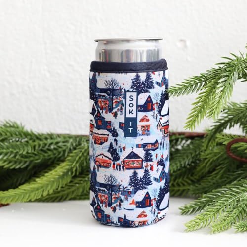 CanSok Sleeve for Beer & Soda Insulated Neoprene Cover (Peak Season / 12oz Can Sleeve)