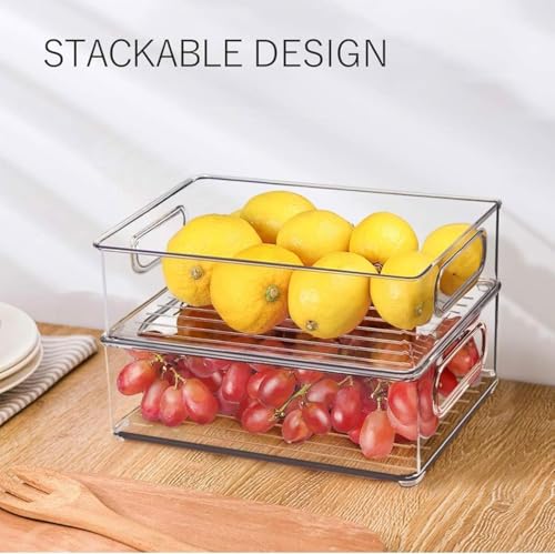 12 Pack Refrigerator Organizer Bins (12 Pack)