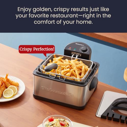 4.2Qt Deep Fryer (1 Basket / Stainless Steel)