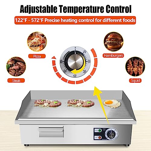 22" Commercial Electric Griddle (22'')