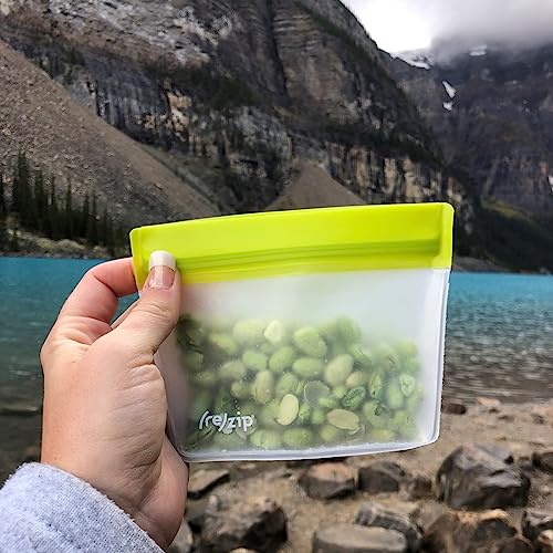 re) zip Reusable Freezer Food Storage Bags, Leakproof, 8-Piece