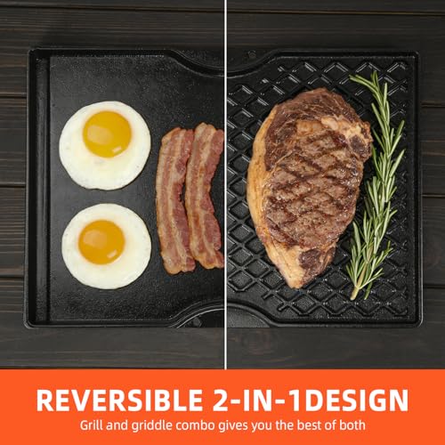 Grill Griddle for Weber Spirit 300 Series (17.4" x 11.9" x 1.2")