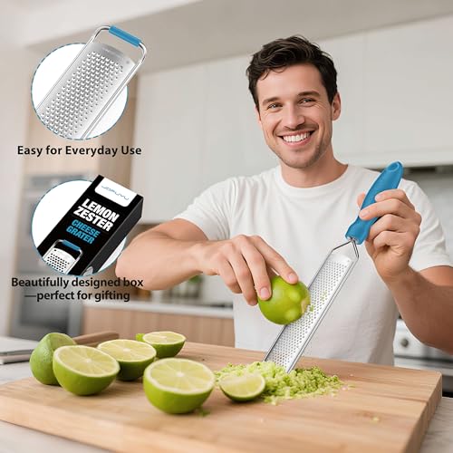 Lemon Zester Grater (Blue)