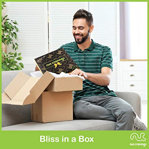Mixed Nuts Gift Basket in Black Gold Box