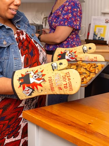 Oven Mitts Cute Kitchen Accessories & Kitchen Gifts (It's a Great Day to Yell at Football)