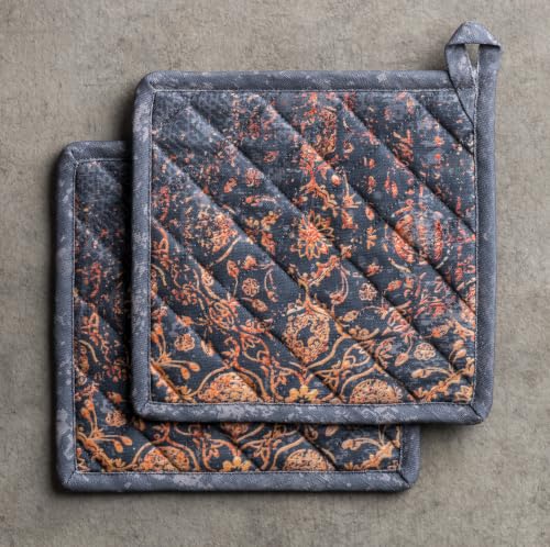 Pot Holders 100% Cotton Potholders (024 - Imperfection / 8" x 8" (Pot Holder Pack of 2))