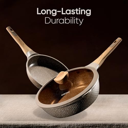 31pcs Pots and Pans Set (Dark Brown / 31 Piece)