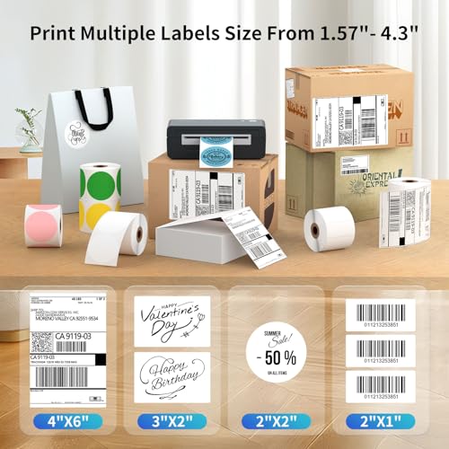 Bluetooth Thermal Shipping Label Printer