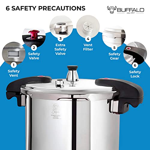 15 Qt Pressure Cooker Stainless Steel (15 Quarts / QCP415)