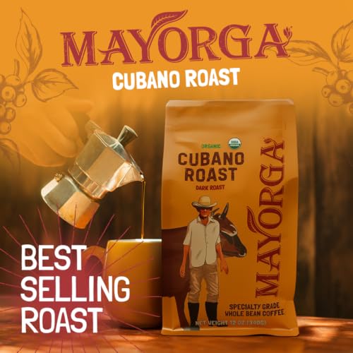Organic Coffee 12oz Cafe Cubano Roast (12 Ounce (Pack of 1))