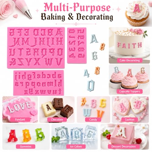 Letters Molds And Numbers Molds