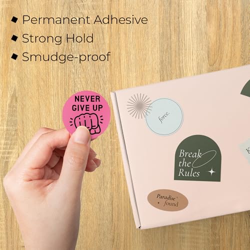 Bright Pink Thermal Labels (Bright Pink / 735 Stickers)