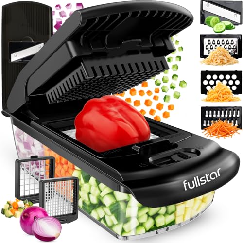 Pro Original Vegetable Chopper & Mandoline Slicer Kitchen Gadget (Black / 6 in 1)