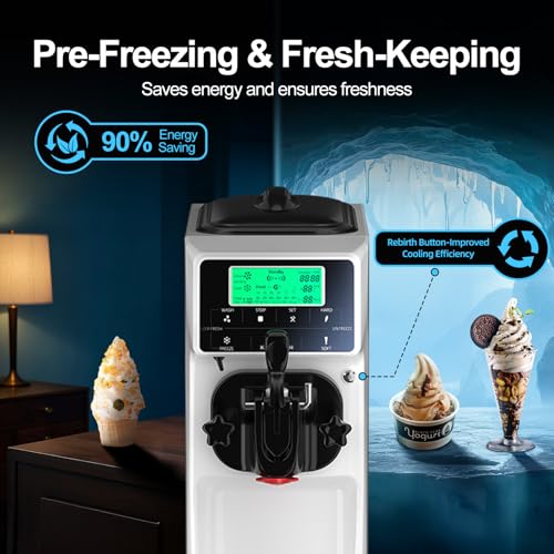 Soft Serve Ice Cream Machine ETL (white)