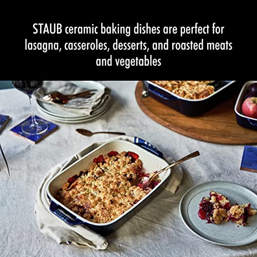 2 Pc Rectangular Ceramic Baking Dish Set