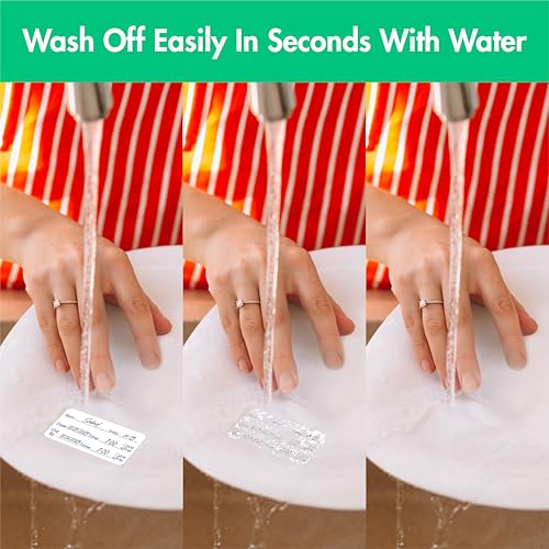 500 Dissolvable Food Labels (Dissolvable Printed Version)