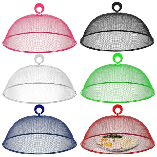 6 Pcs Metal Mesh Food Cover Outdoor Food Tents