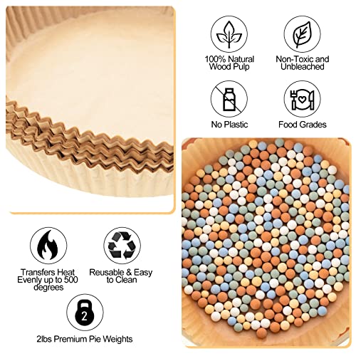 1 Pcs 2 lb Pie Weights Ceramic (Multicolor)