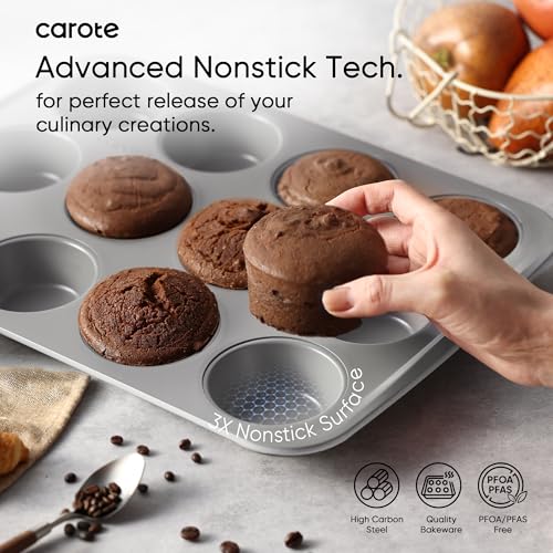 7 Piece Baking Pans Set (Gray & Blue 7-Piece)
