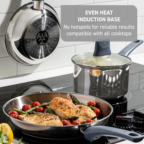 Essentials Stainless Steel Saucepan with Lid (Saute Pan)